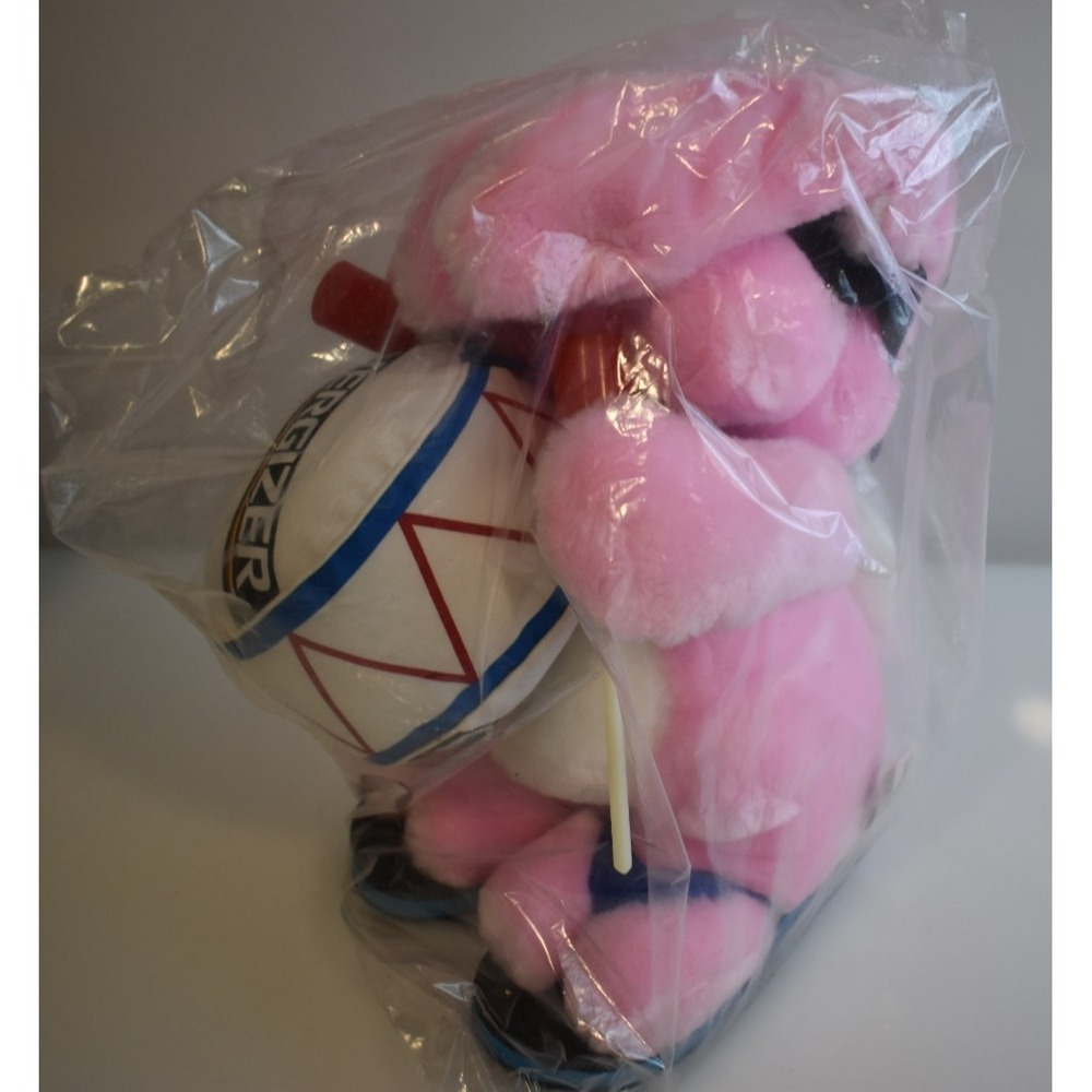 1989 Animal Fair Pink Energizer Bunny Plush Advertising Sealed New Vintage